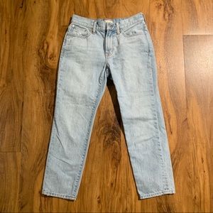 Madewell mid rise perfect vintage Jean in Fitzgerald wash